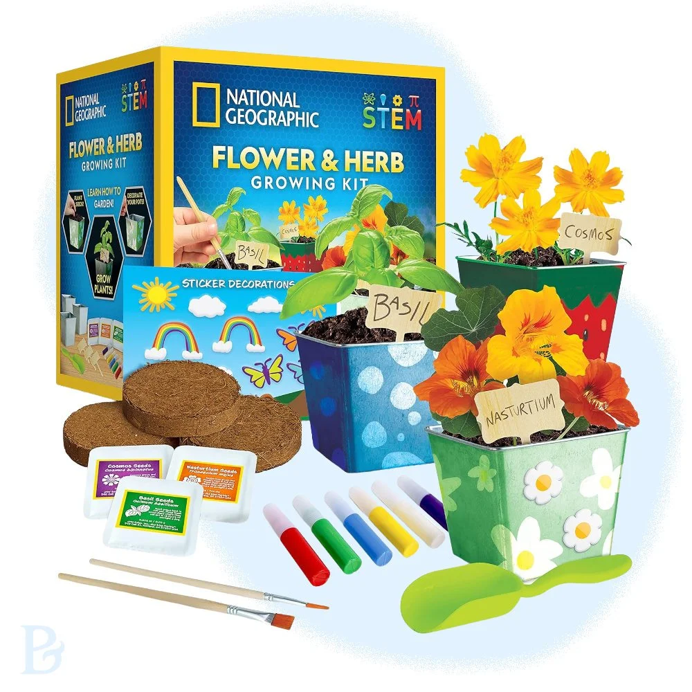 Flower &amp; Herb Gardening Kit