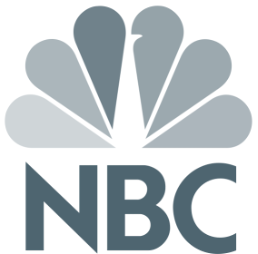 NBC logo featuring a peacock with colorful feathers and the letters NBC below it.