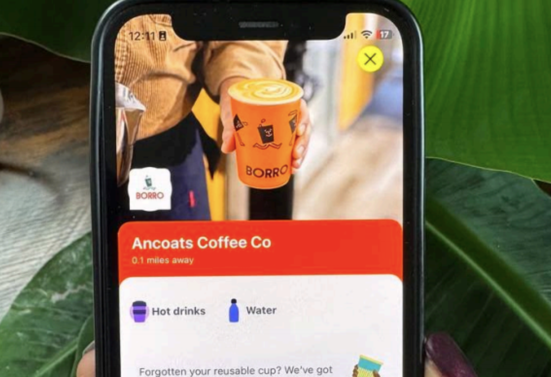 BORRO on  the Refill app, easy  and sustainable way  to promote small  business.