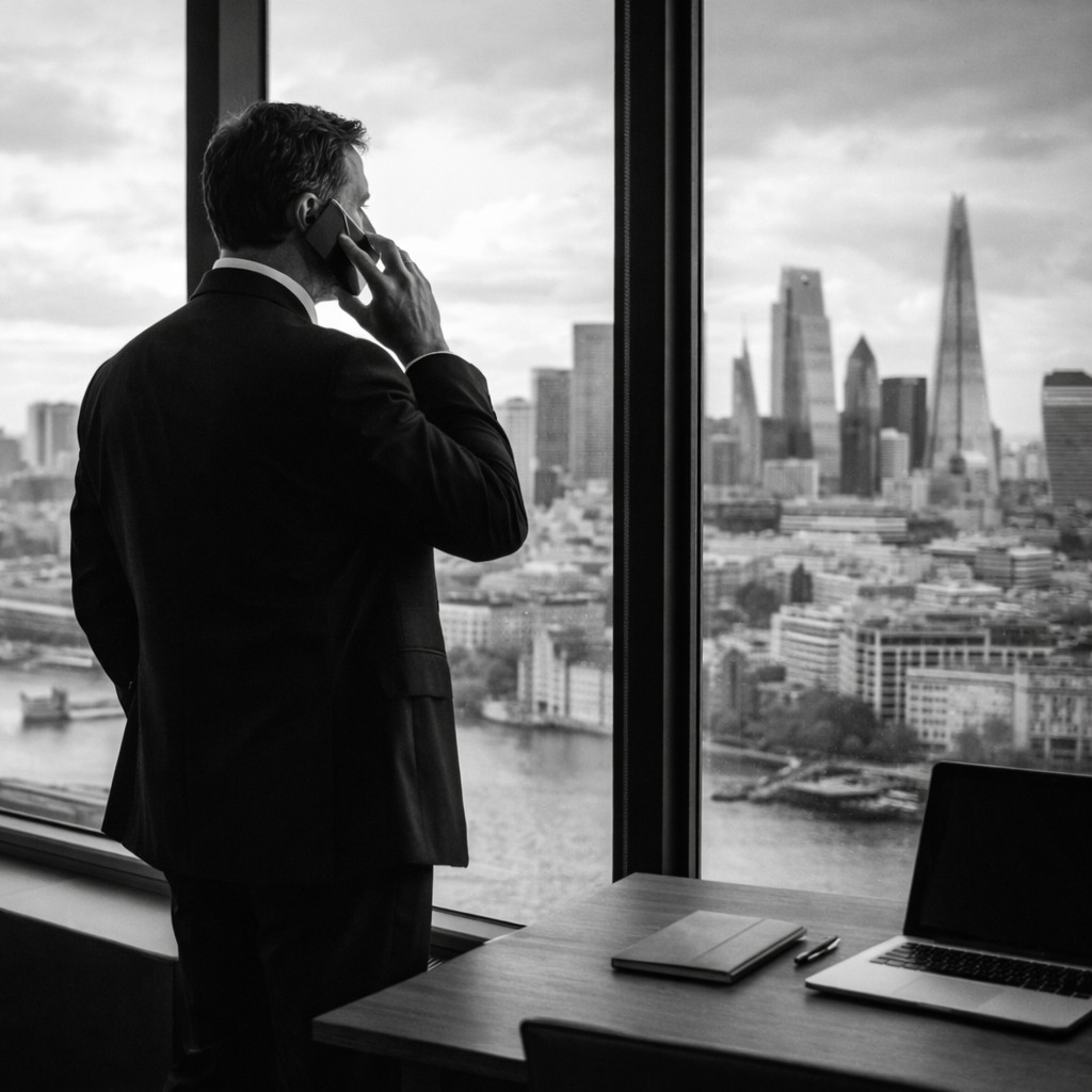 Person flipping through a beige fabric sample book on a wooden table with various textured material samples and small bowls arranged nearby.