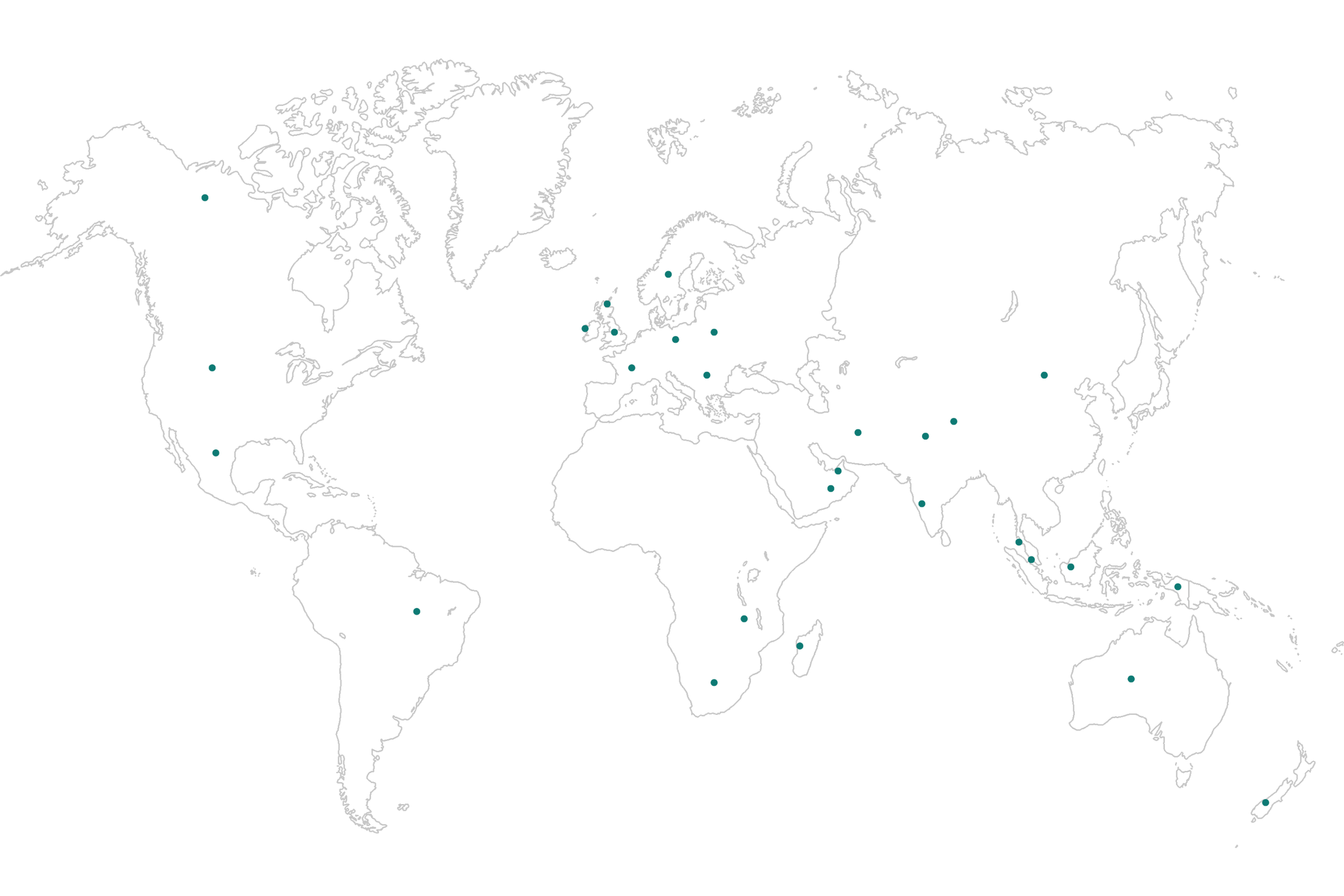 World Locations Where Soul Consciousness Lab has certified practitioners