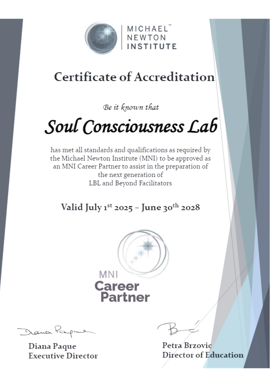 Accreditation of Michael Newton Institute, USA