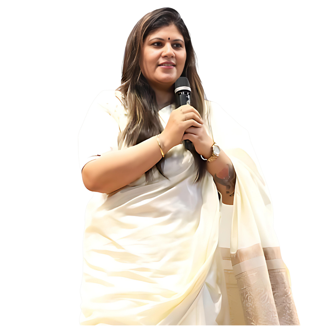 Dr. Rashhi Sharma speaking at a Soul Consciousness Lab training