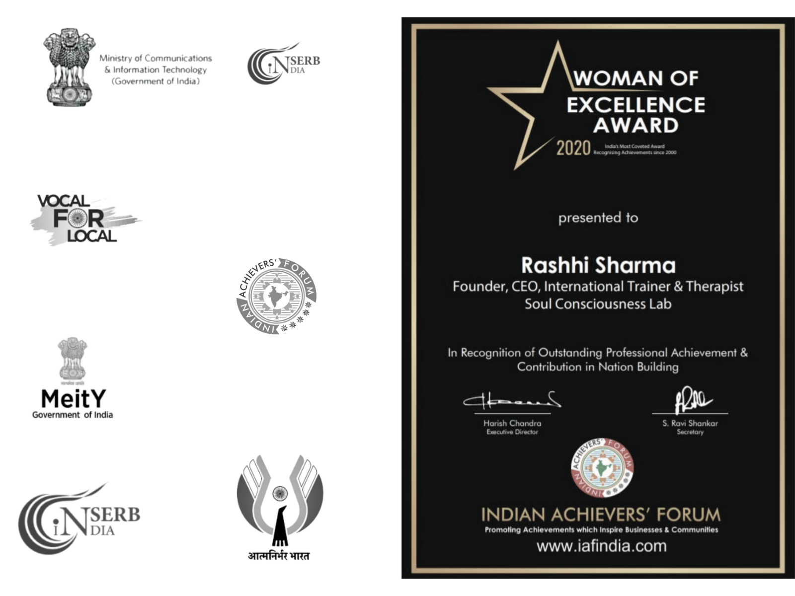 Awards , Soul Consciousness Lab