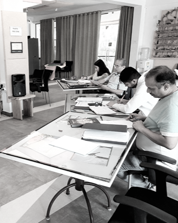 Students participating in NGH Hypnotherapy exam