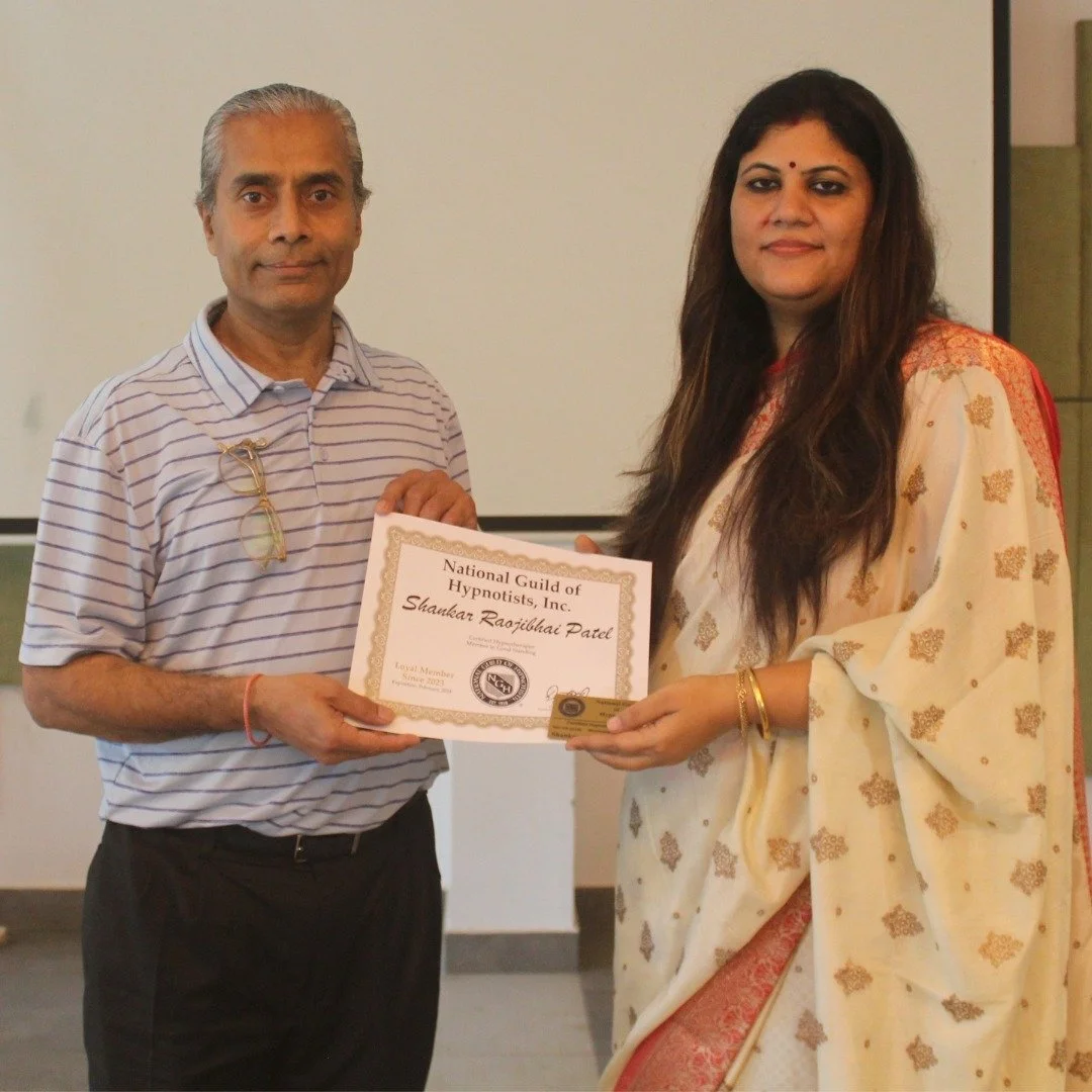 Student receive PLR certification from Dr Rashhi Sharma
