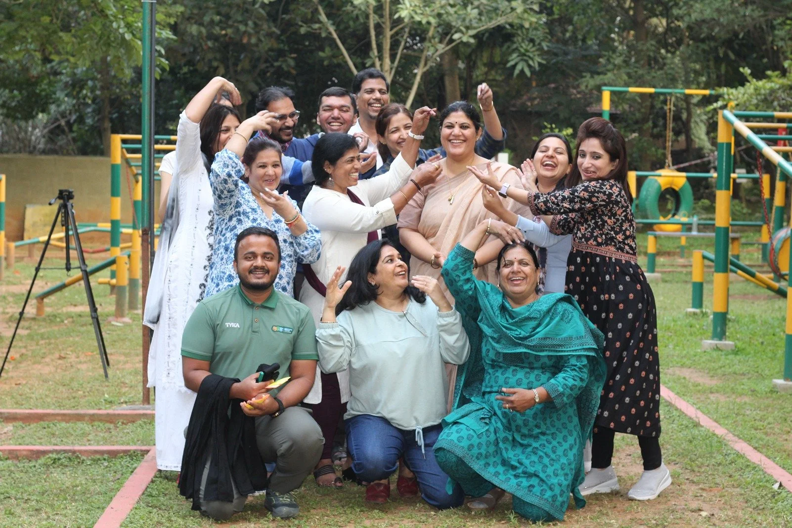 Students with Dr Rashhi Sharma during a PLR training