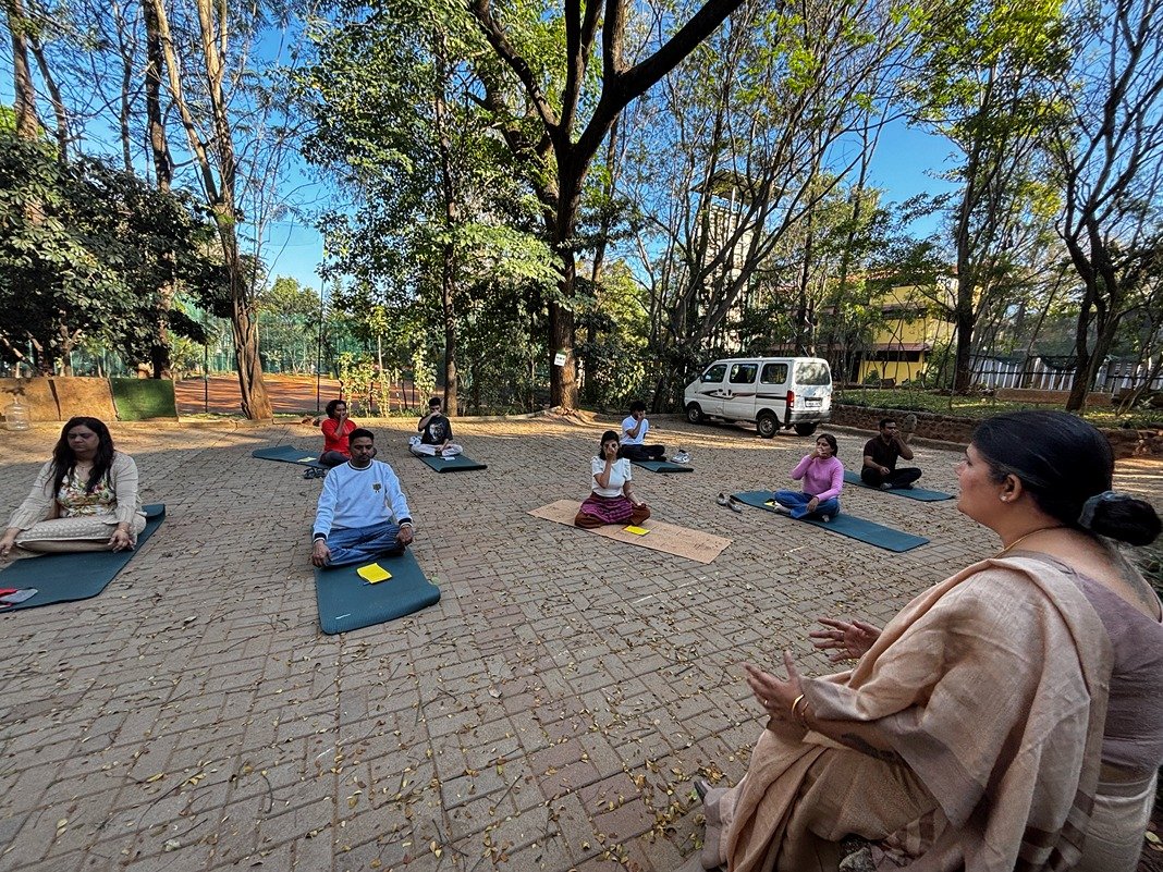 Dr Rashhi Sharma conducting OBE training