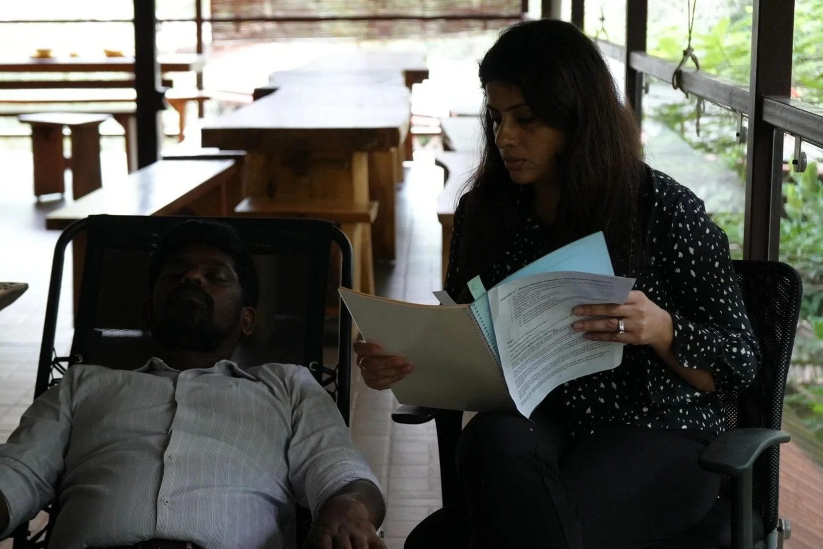 students practice session