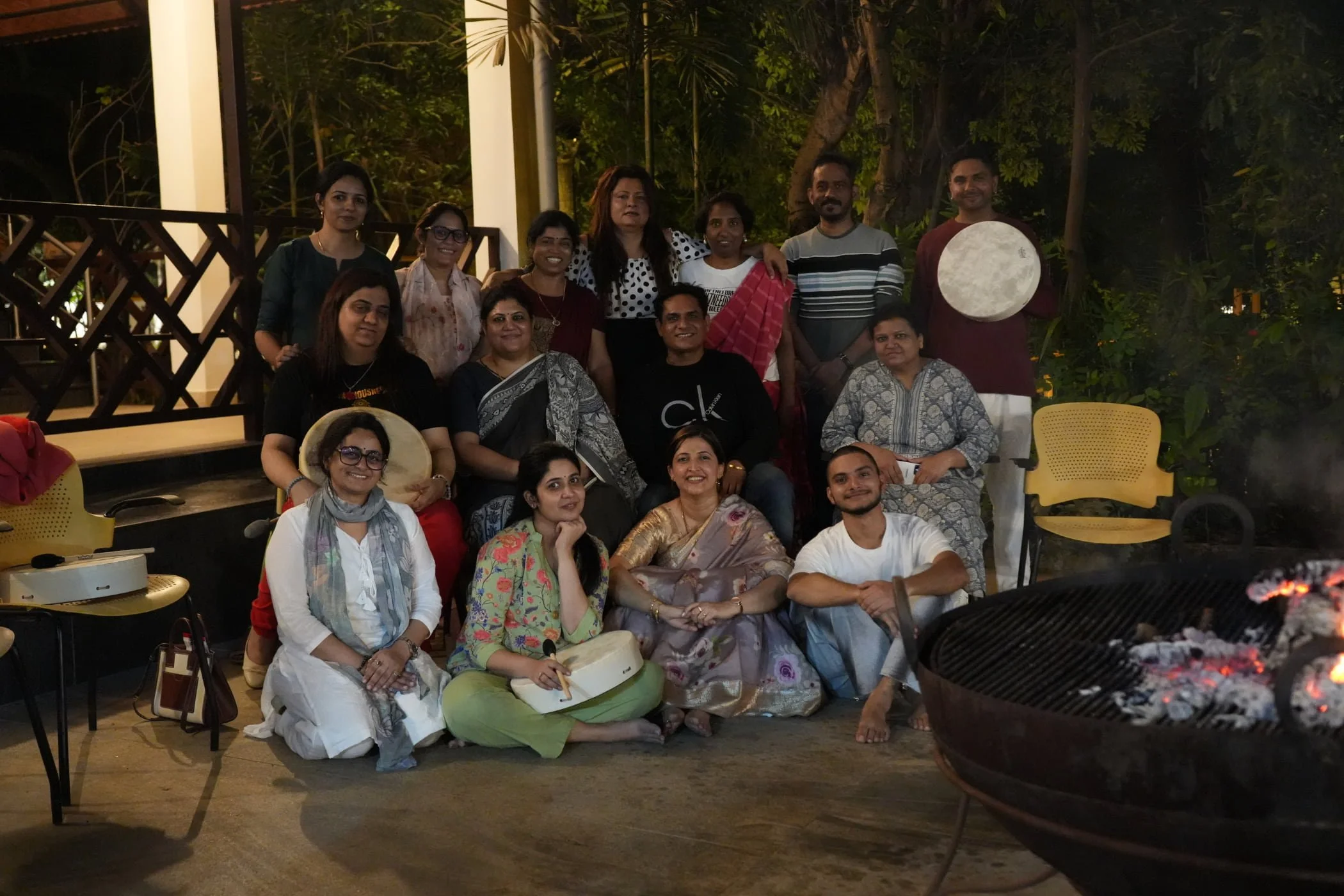 Residential shamanism retreat environment designed for immersive consciousness exploration