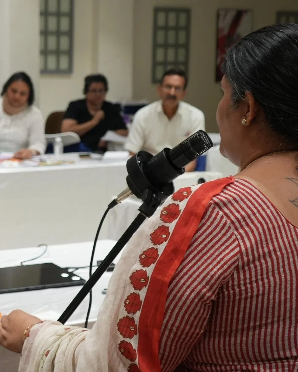 Dr Rashhi Sharma teaching the class of Past Life Regression