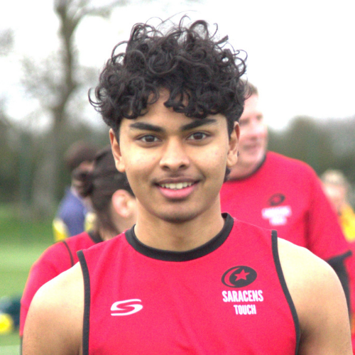 Amaan -  One of our young guns! needs help finding the tryline. Just point the way.