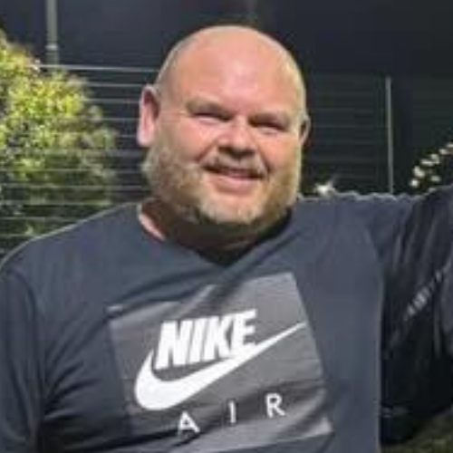 Craig - The beard is gone now thank goodness. Run's like he's looking for a bathroom stall.