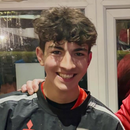 Austin - Still has his training wheels on but we getting there.