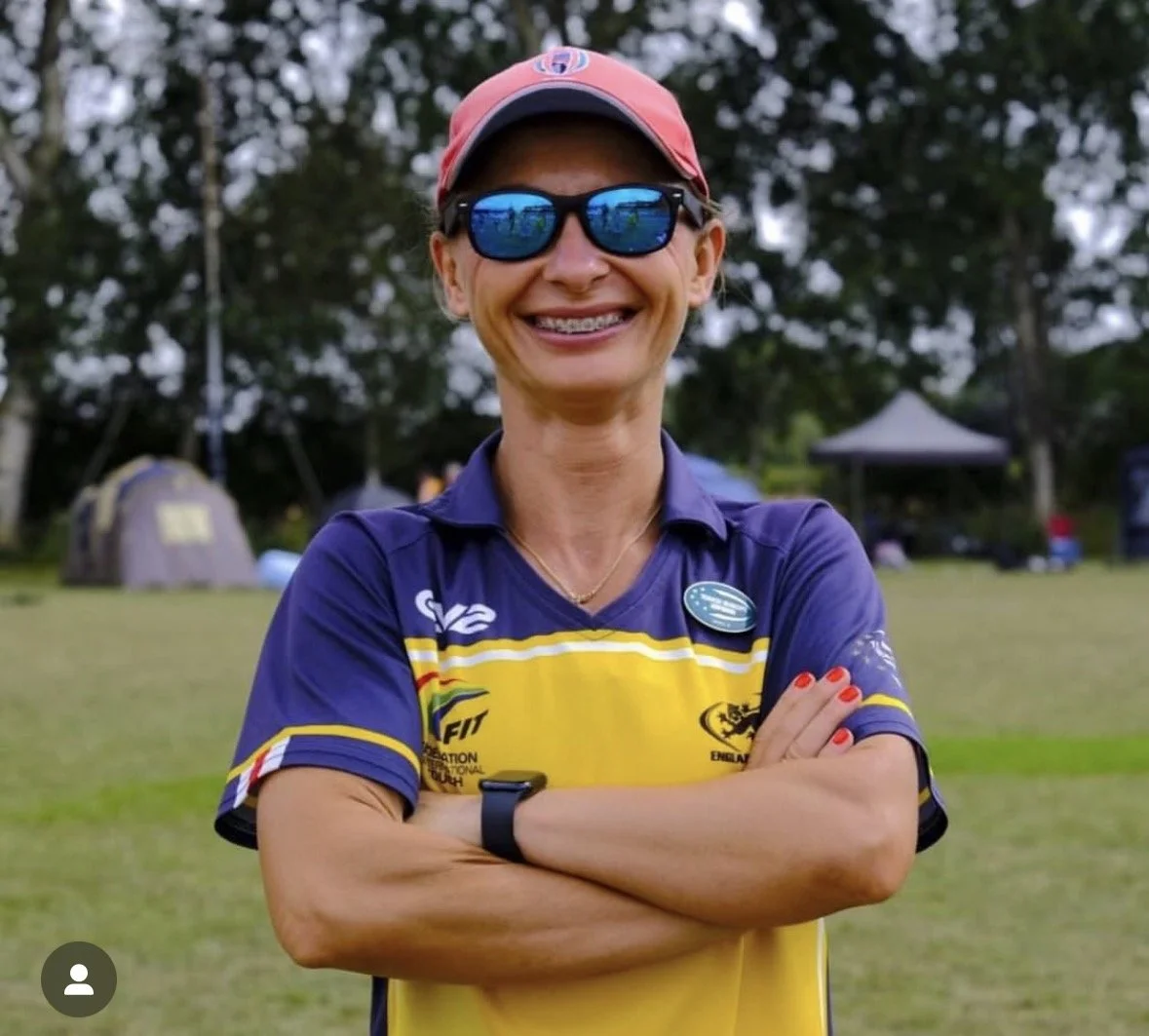 Mags - spends every minute of every day living the Touch referee life, counting every step along the way like it's money. We knew it was a mistake to hand her the whistle.