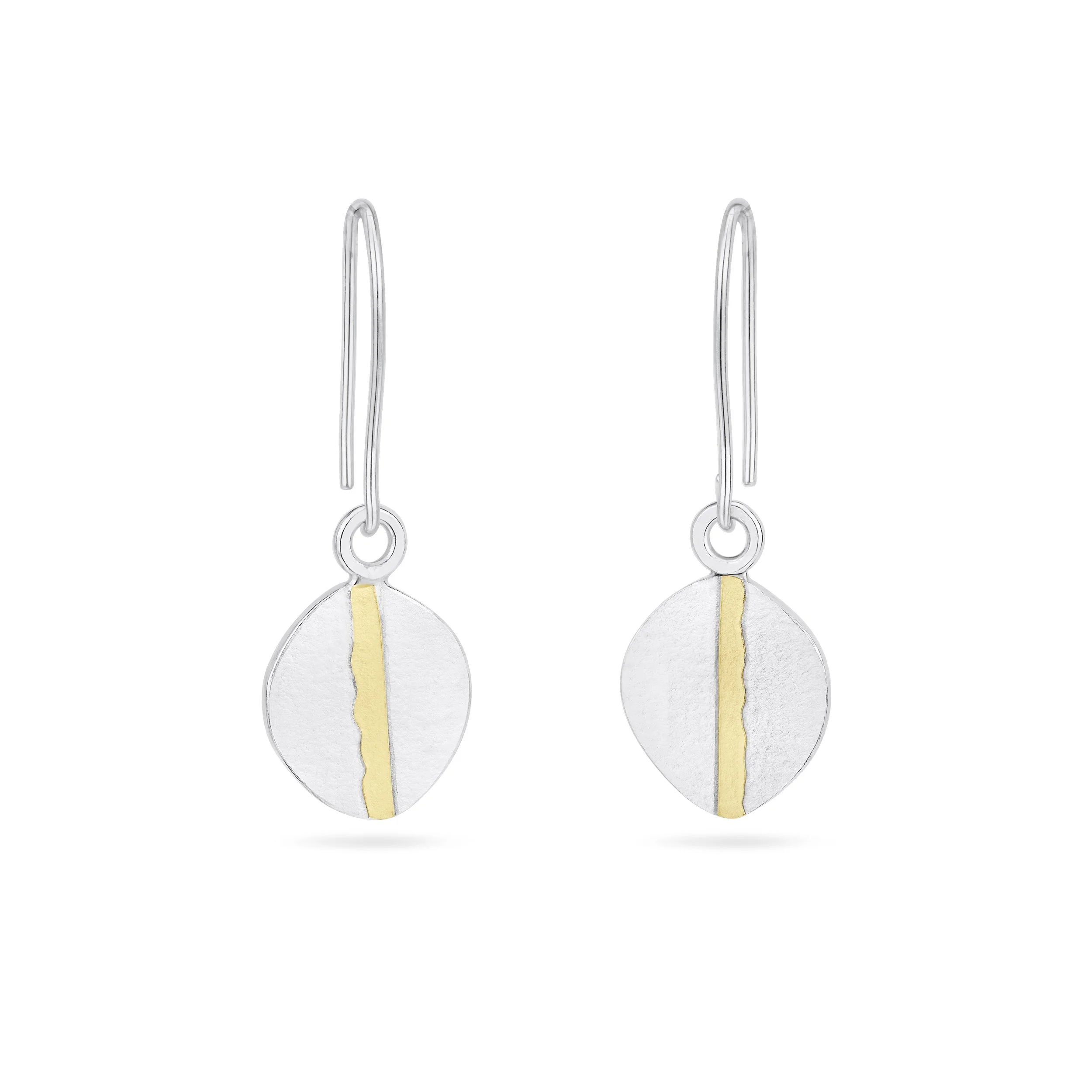 Petal drop earrings
