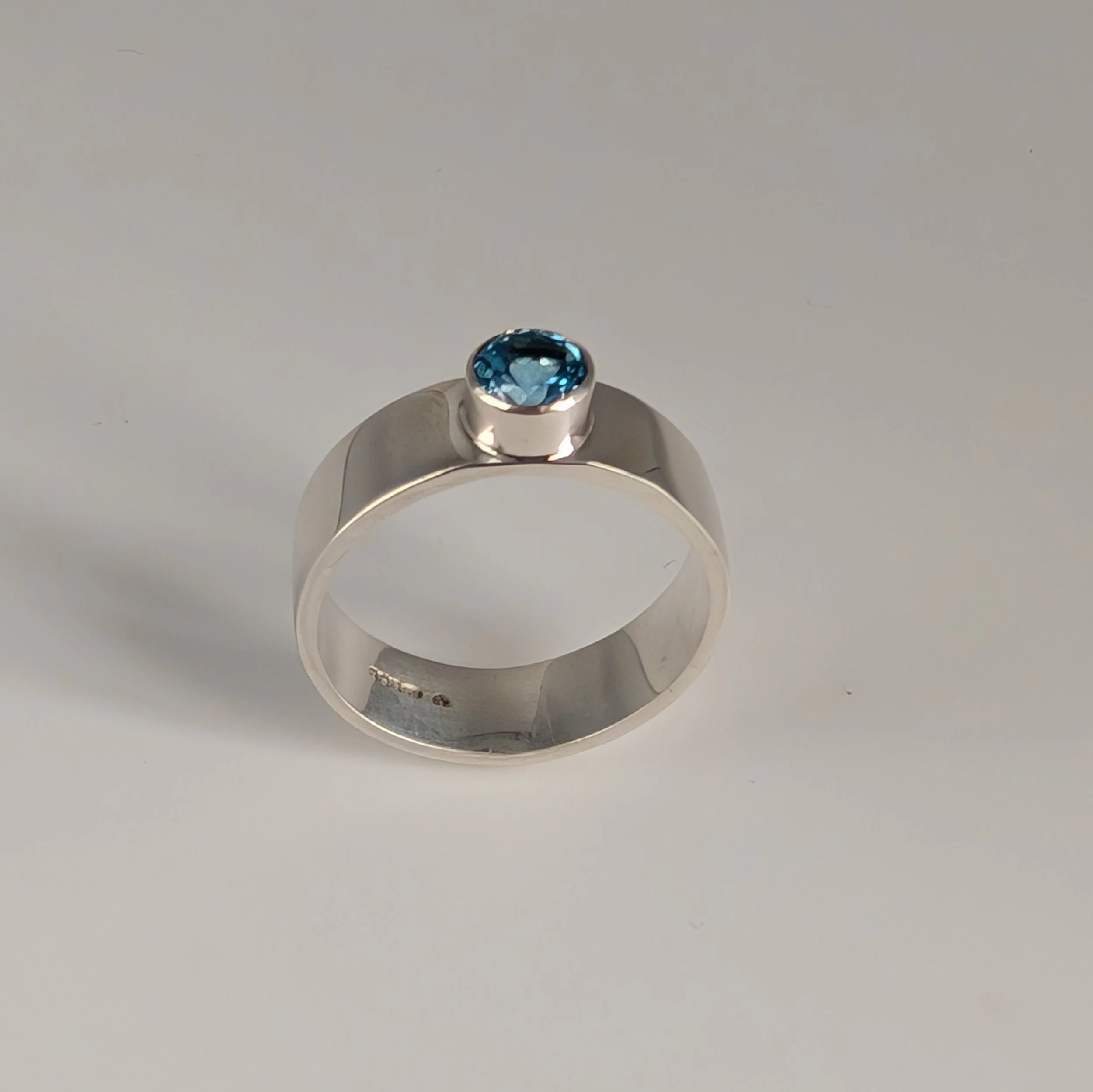 Swiss Blue Topaz ring