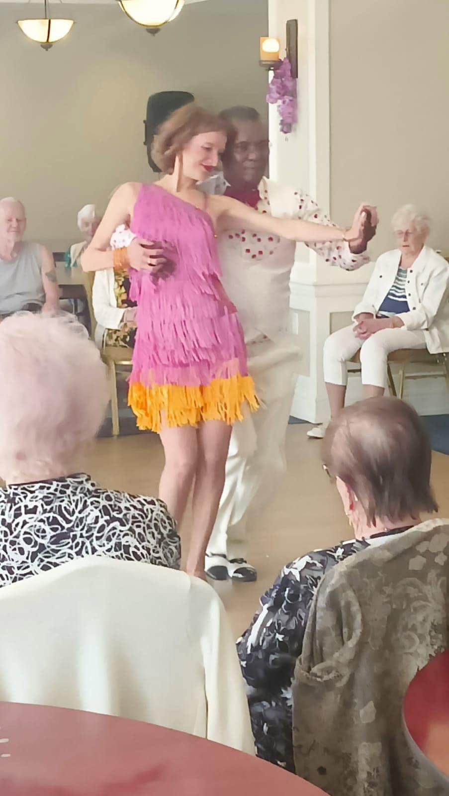 Un spectacle de danse pour les résidents de la Résidence Le Parc