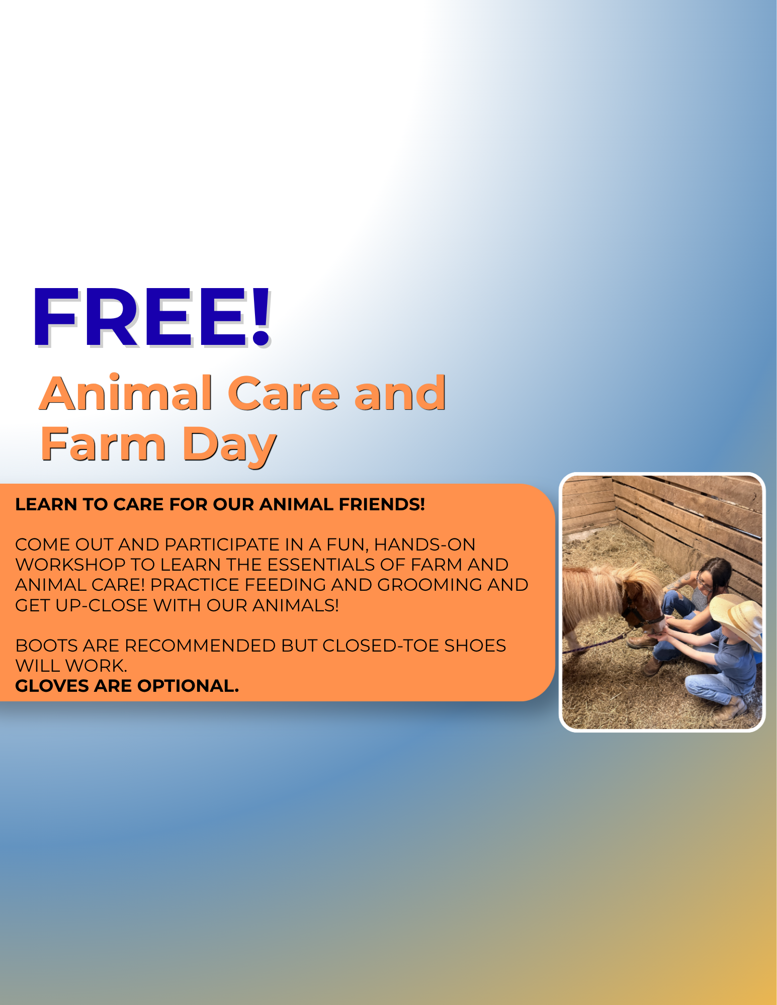 Animal Care and Farm Day