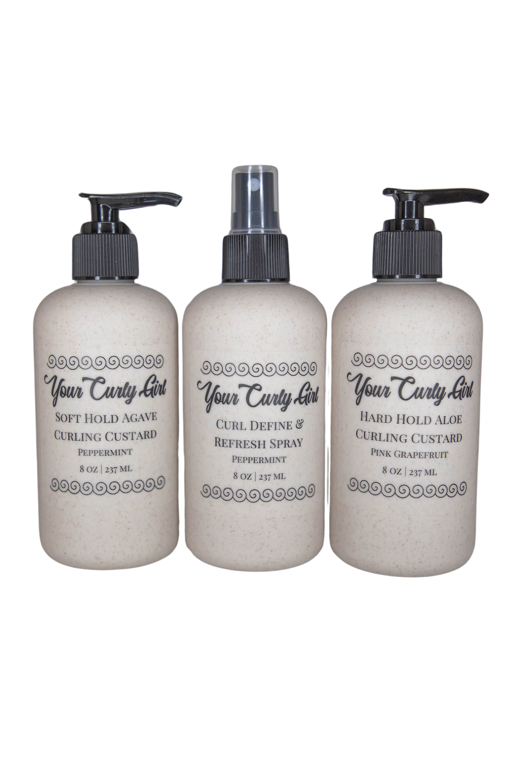 Curling Custard Combo w/Refresh Spray