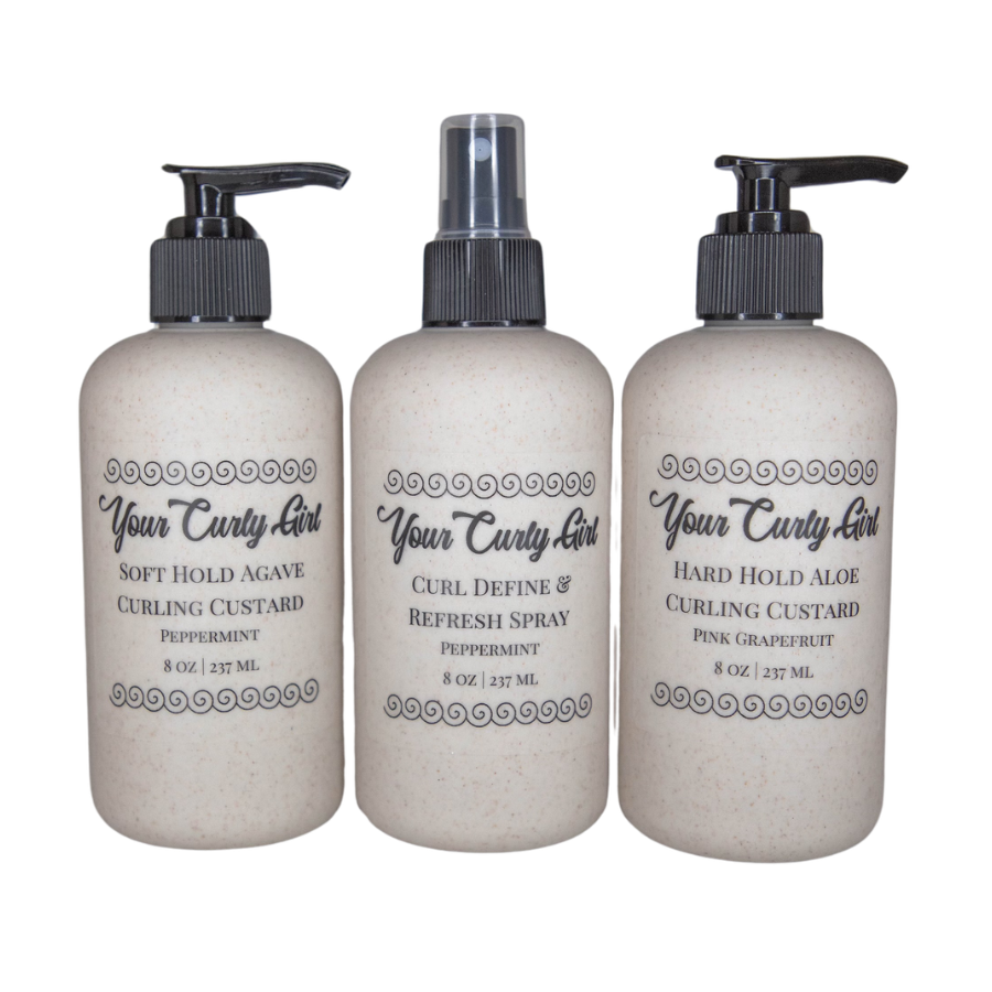 Curling Custard Combo w/Refresh Spray