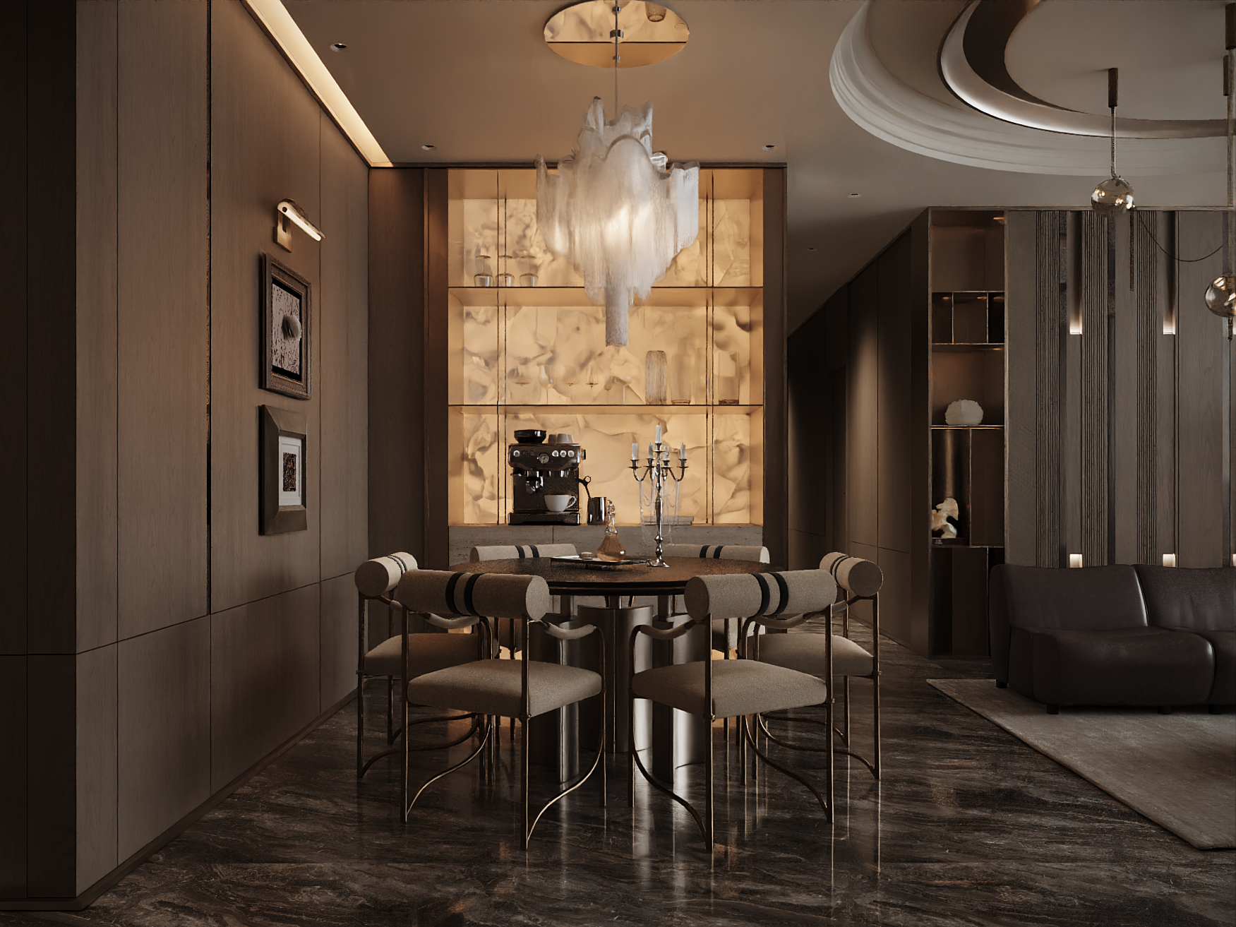 Luxury design and bespoke renovation. 公寓全屋定制，奢华风格