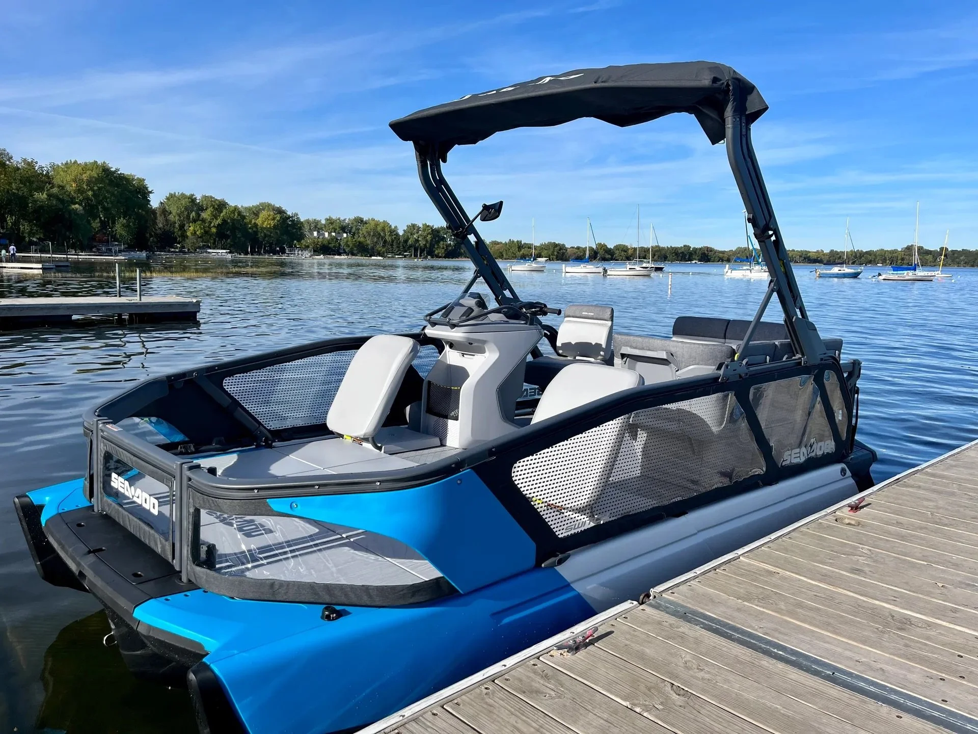 See Doo Switch 18' Pontoon Seats up to 8 people