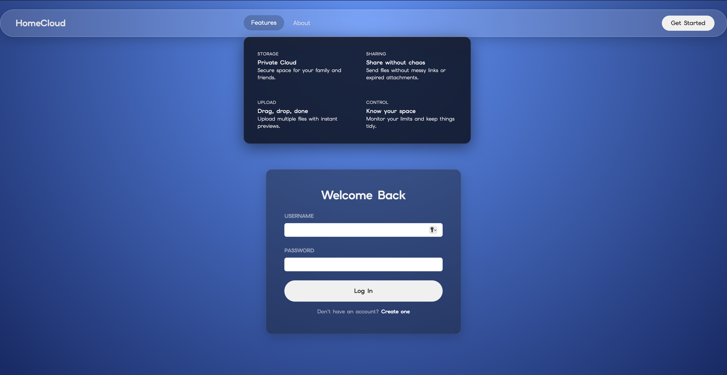 Full-Stack application