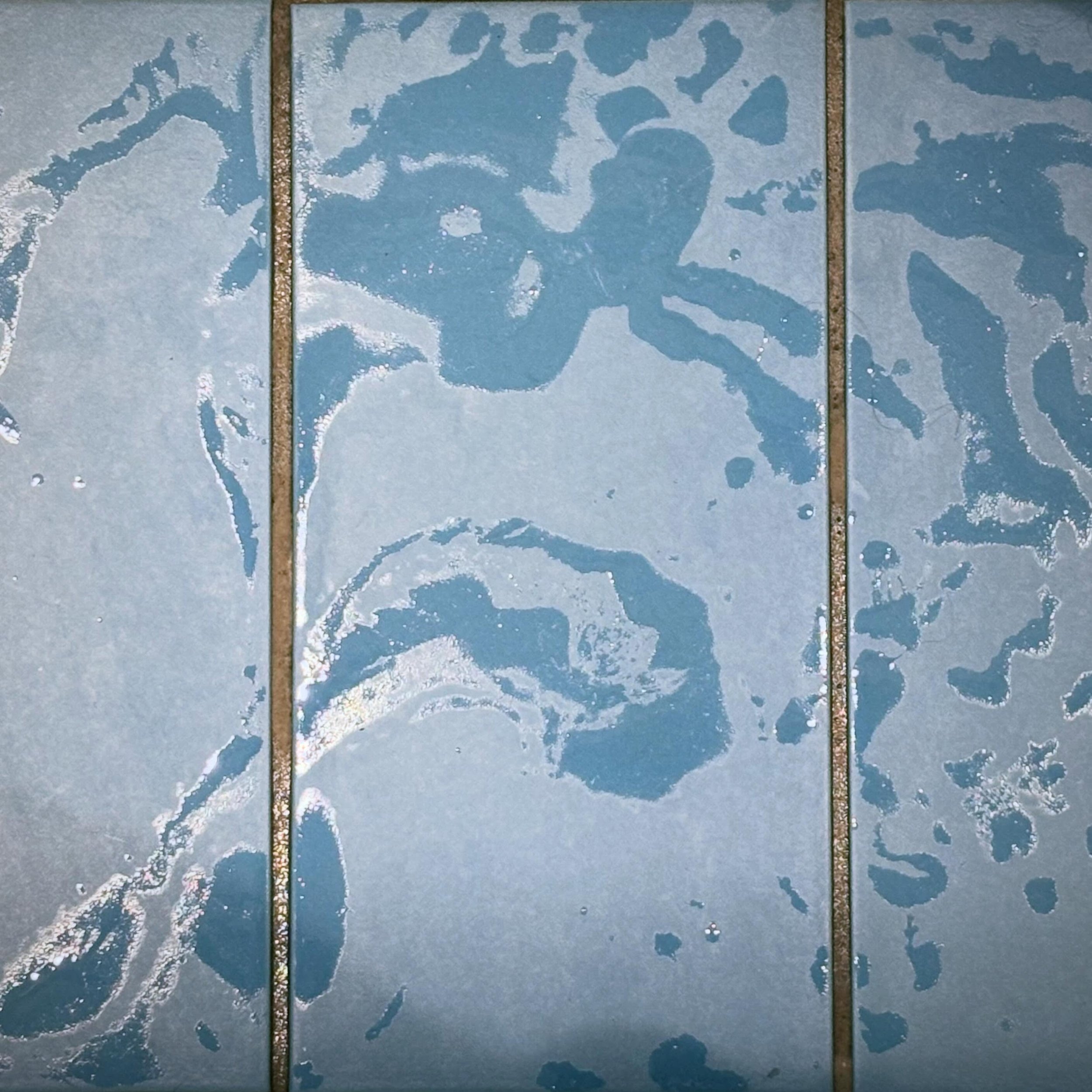 Wet footprints