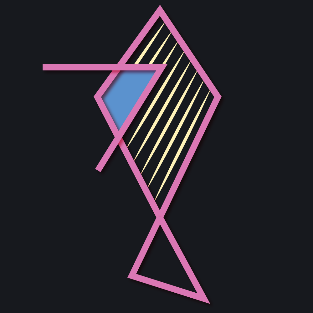 Minimalist Logo from lines forming an abstract shape