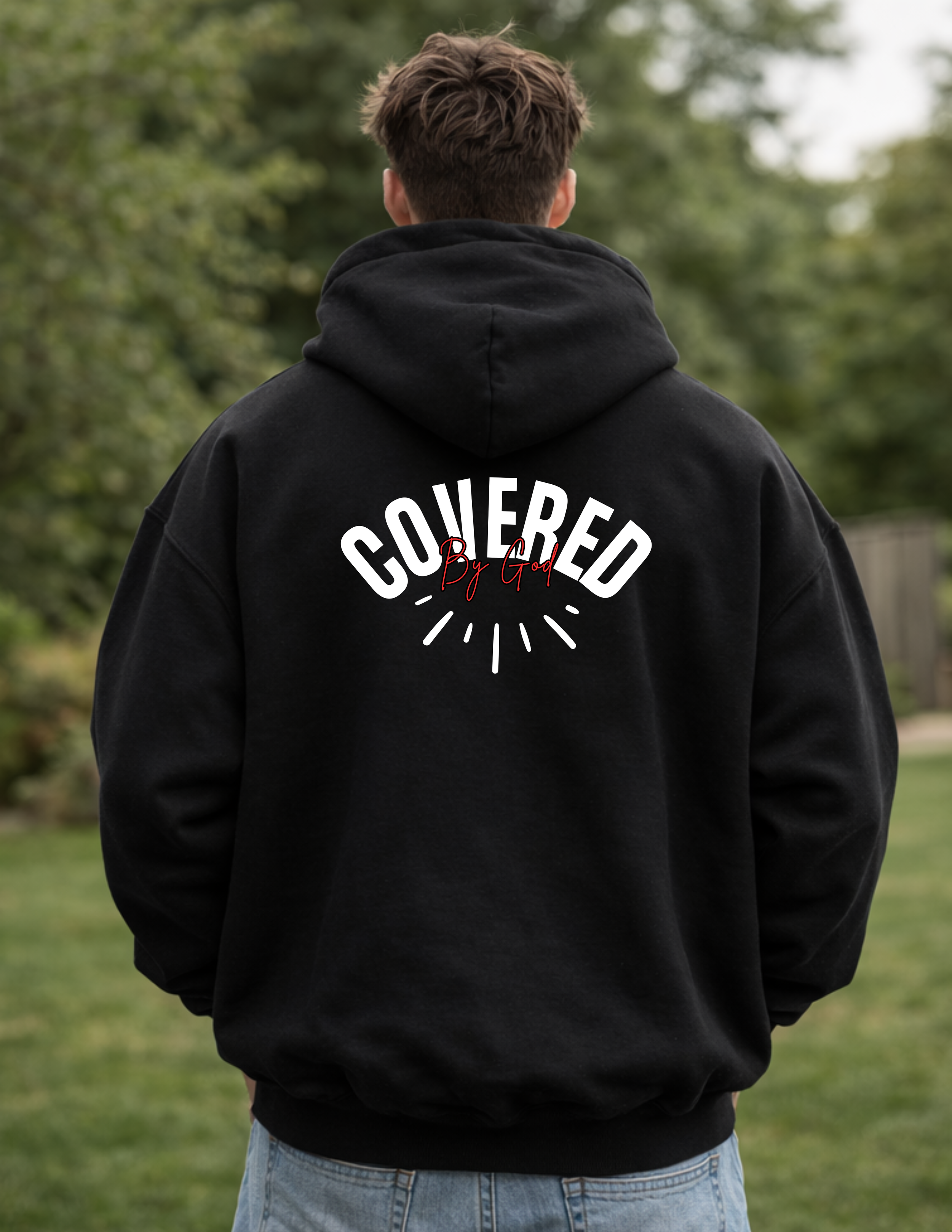 Covered Mens Hoodie