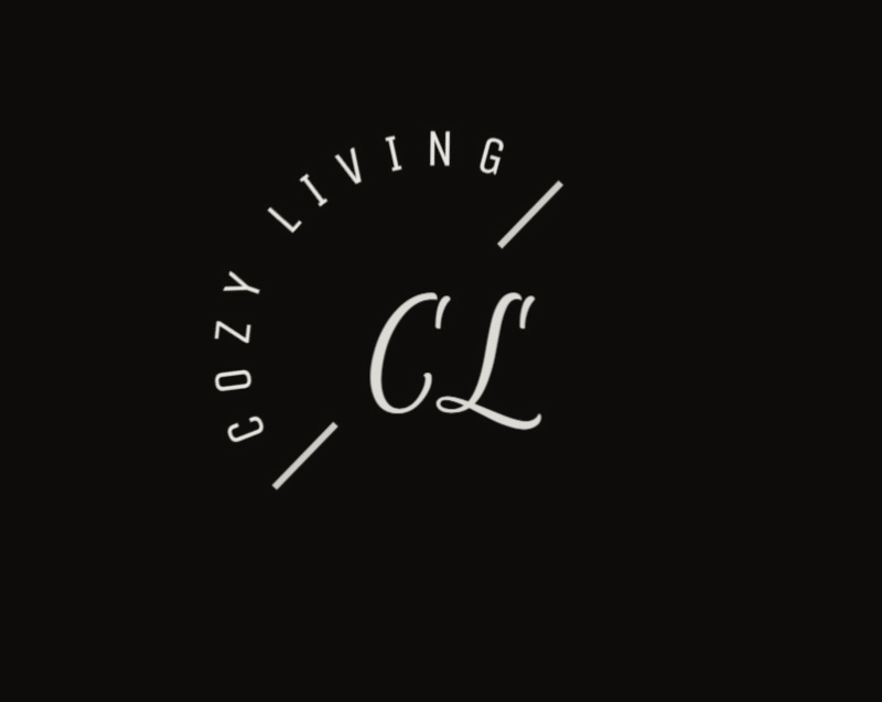 Stylized logo with the words "Cozoy Living" encircling the letters "CL" on a black background.