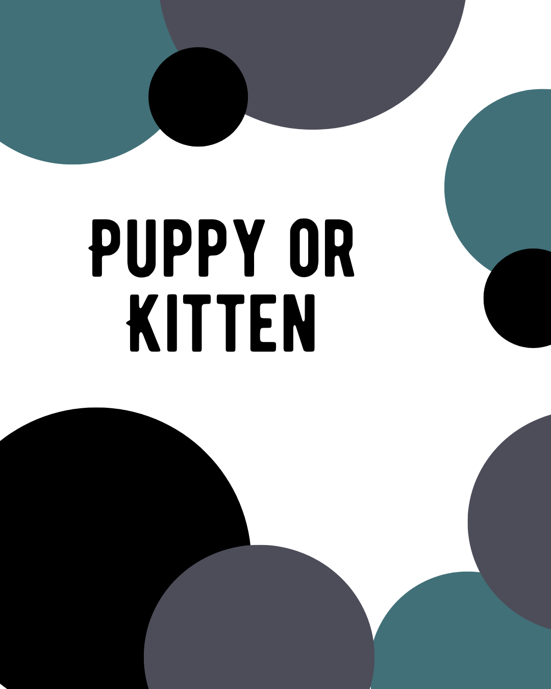 The "Perfect Start" Puppy & Kitten Consult