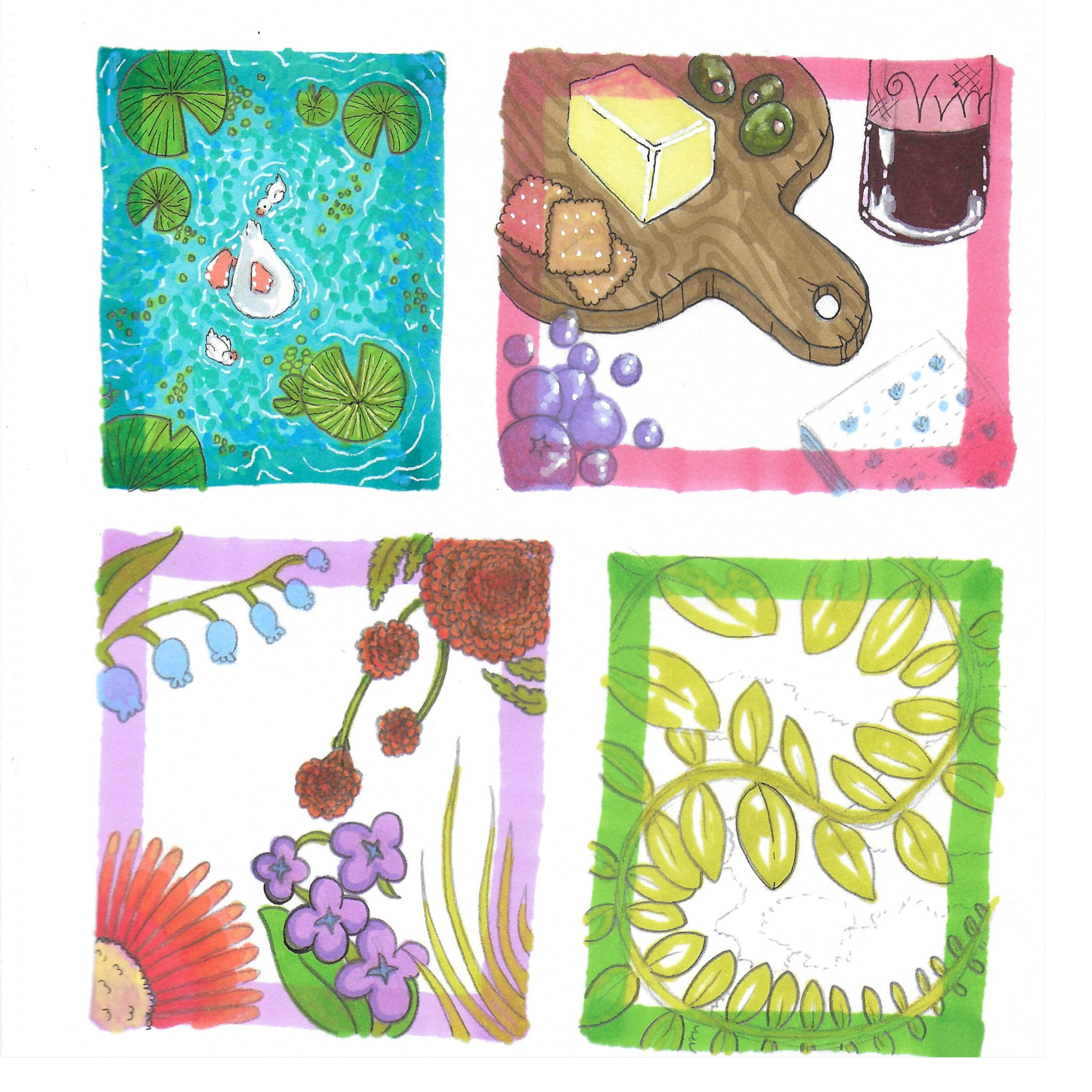 Color Squares experiment