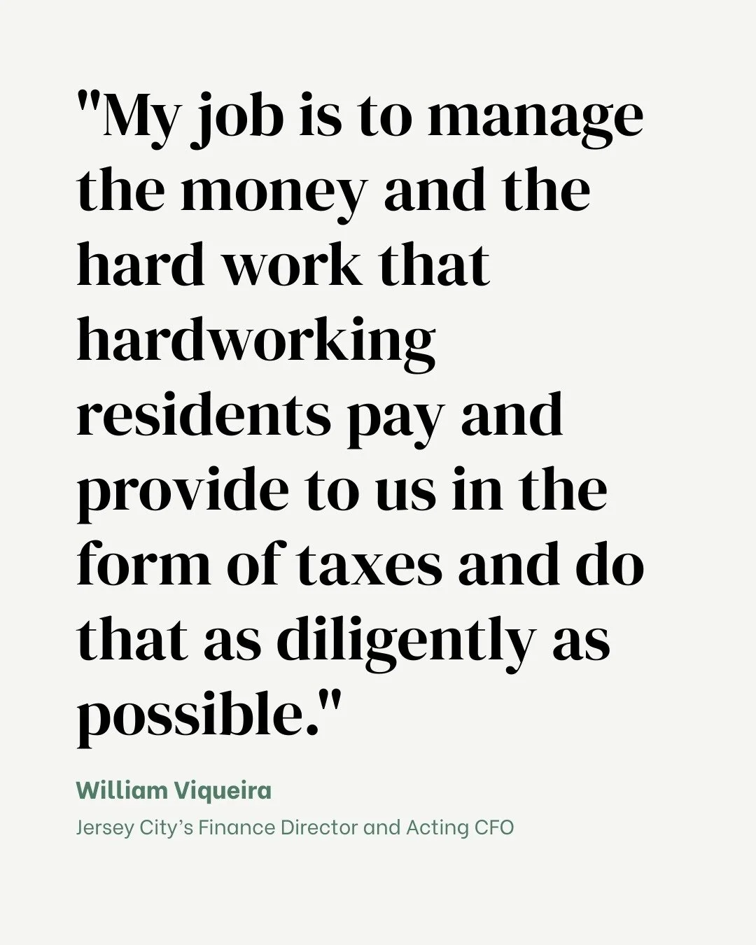 Mr. Viqueira said &ldquo;no idea is too small&rdquo; when it comes to addressing the budget crisis.

If you have an idea, you can send it to the Finance Department: dofjc@jcnj.org

Source: Jersey City Council Meeting (Feb 10, 2026)

Timestamp: 2:41:5