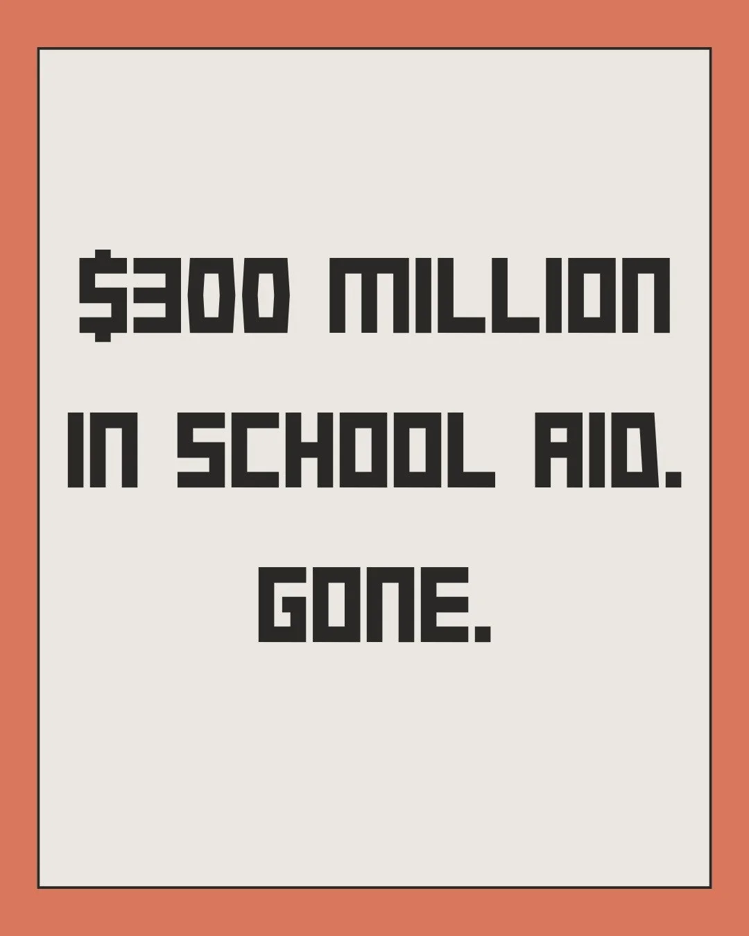 Jersey City schools lost $300M in state aid over the past decade. Now the district is projecting a $100M deficit and 200 potential job cuts. 
School budget proposal expected this month.

Source: NJ Spotlight News (3/18/26), JC Receipts JCBOE Forensic