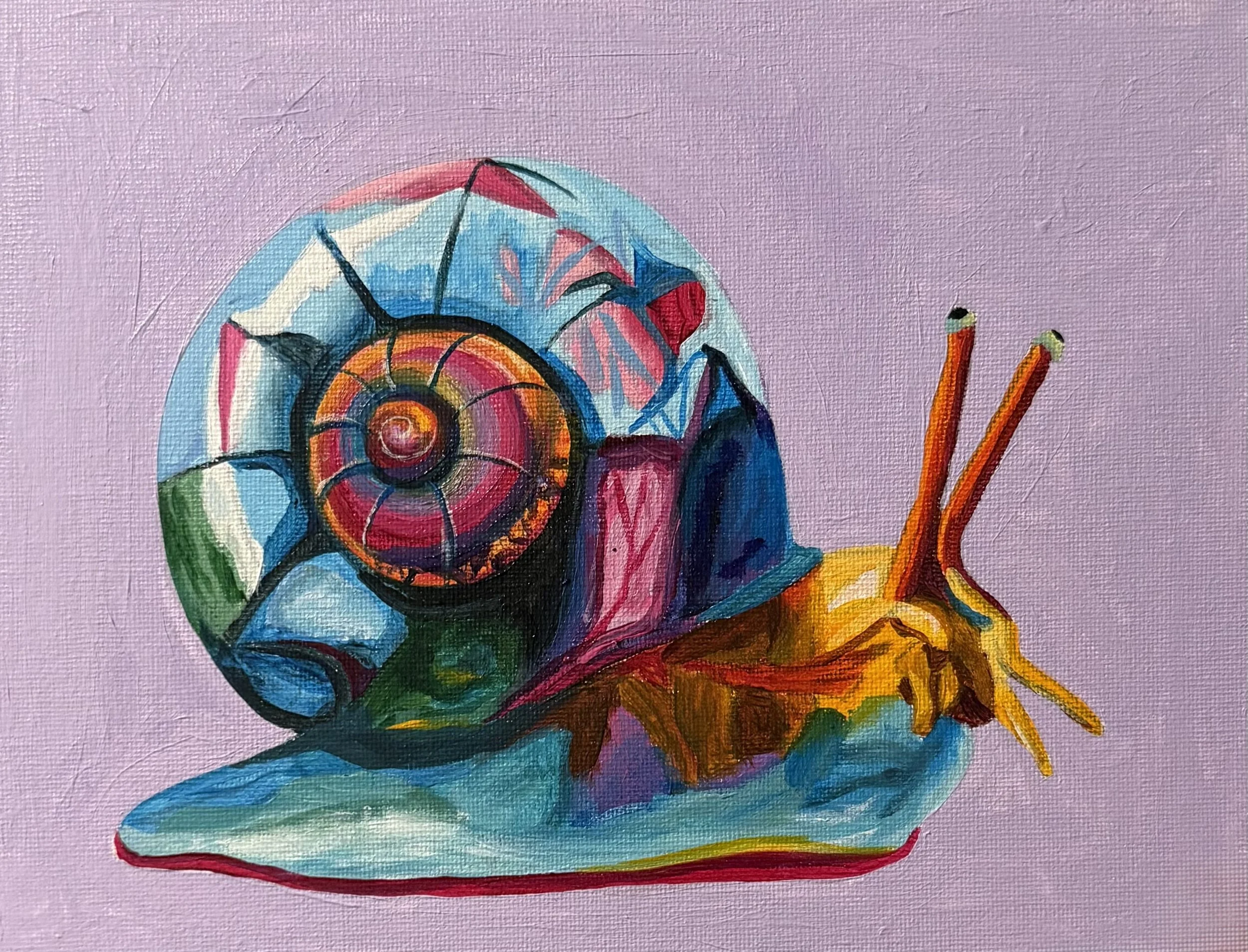 Untitled Snail 7"x9"
