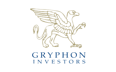 Logo of Gryphon Investors featuring a stylized gryphon with wings and a fierce look, above the text 'GRYPHON INVESTORS'.