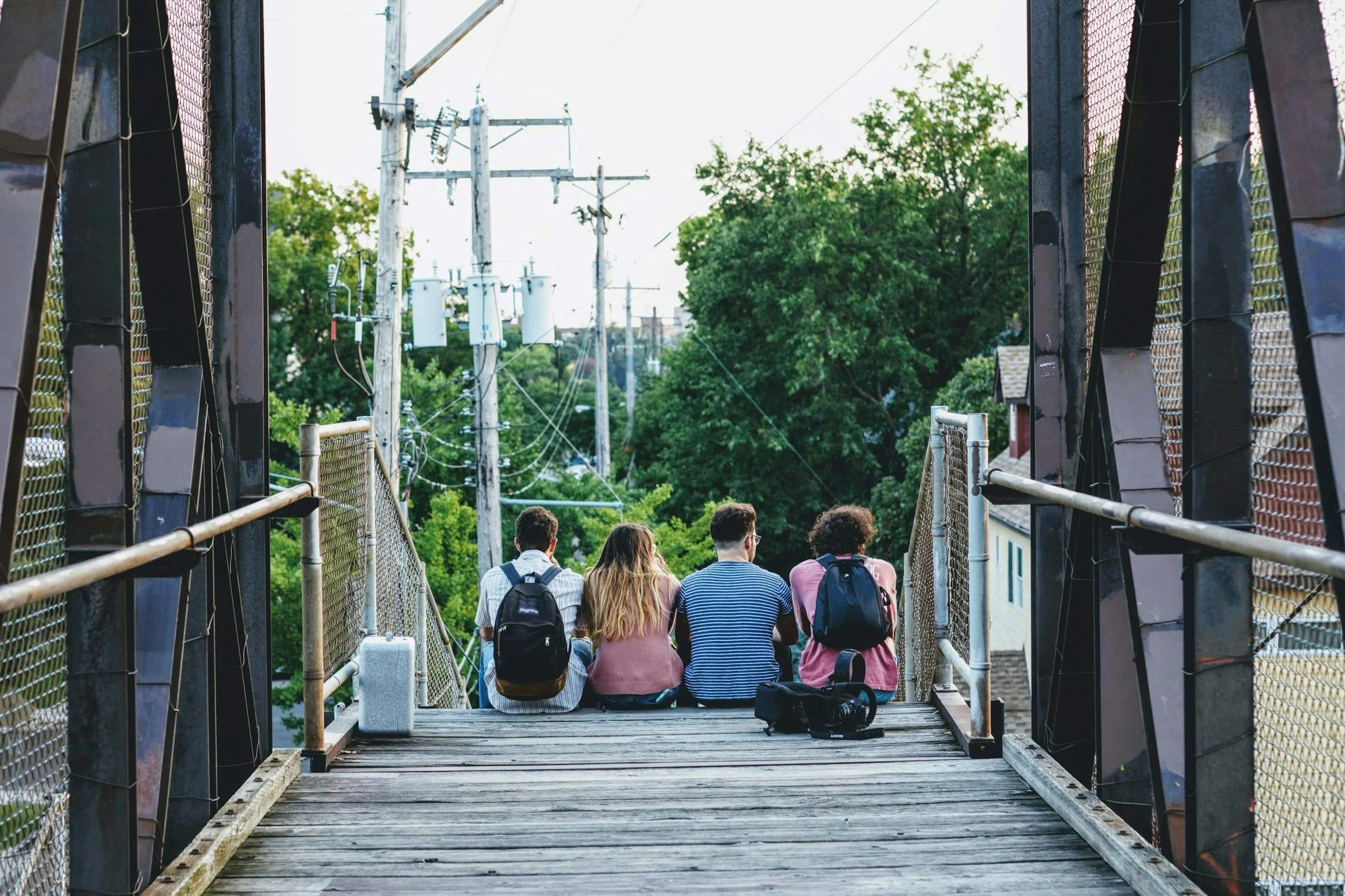 teenagers outside