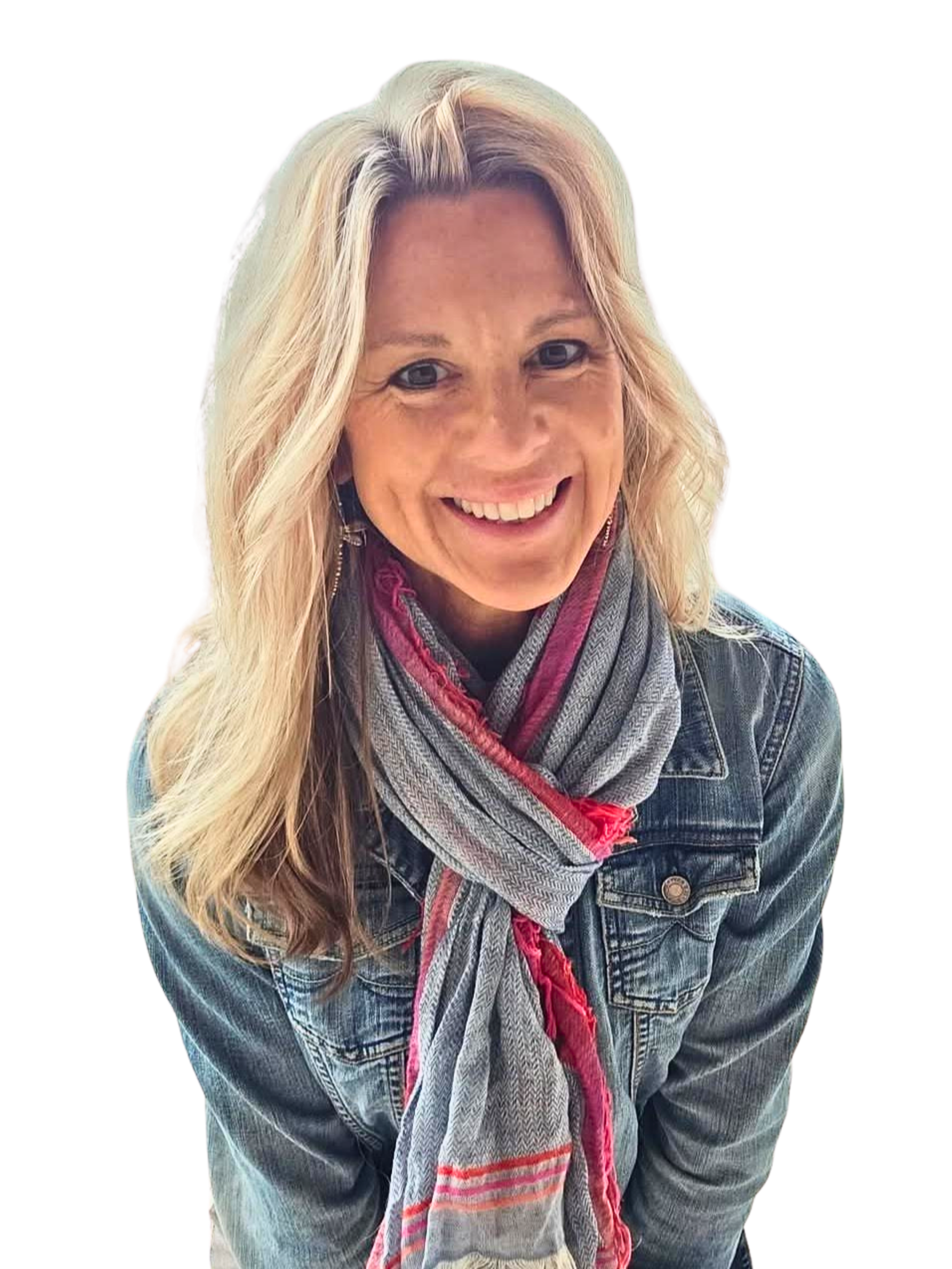 Shari posing for about me page