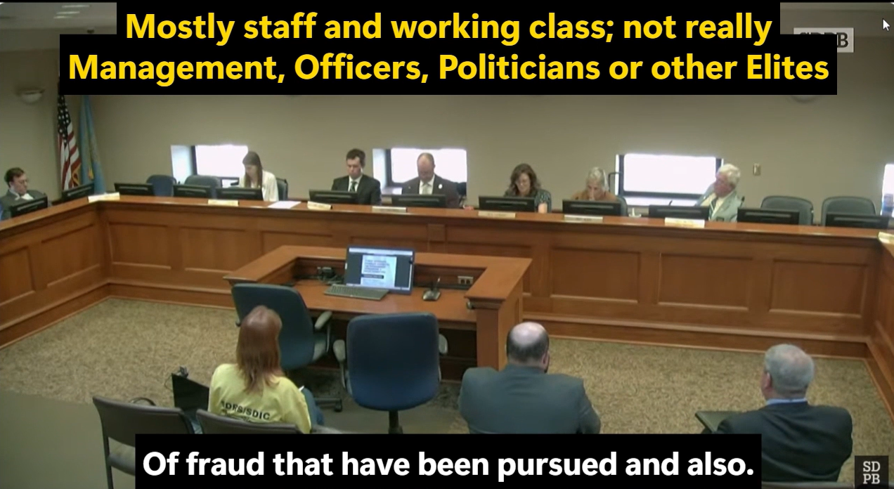 Chris Karr lectures Renae Randall that the AG Office does prosecute fraud once in a while.