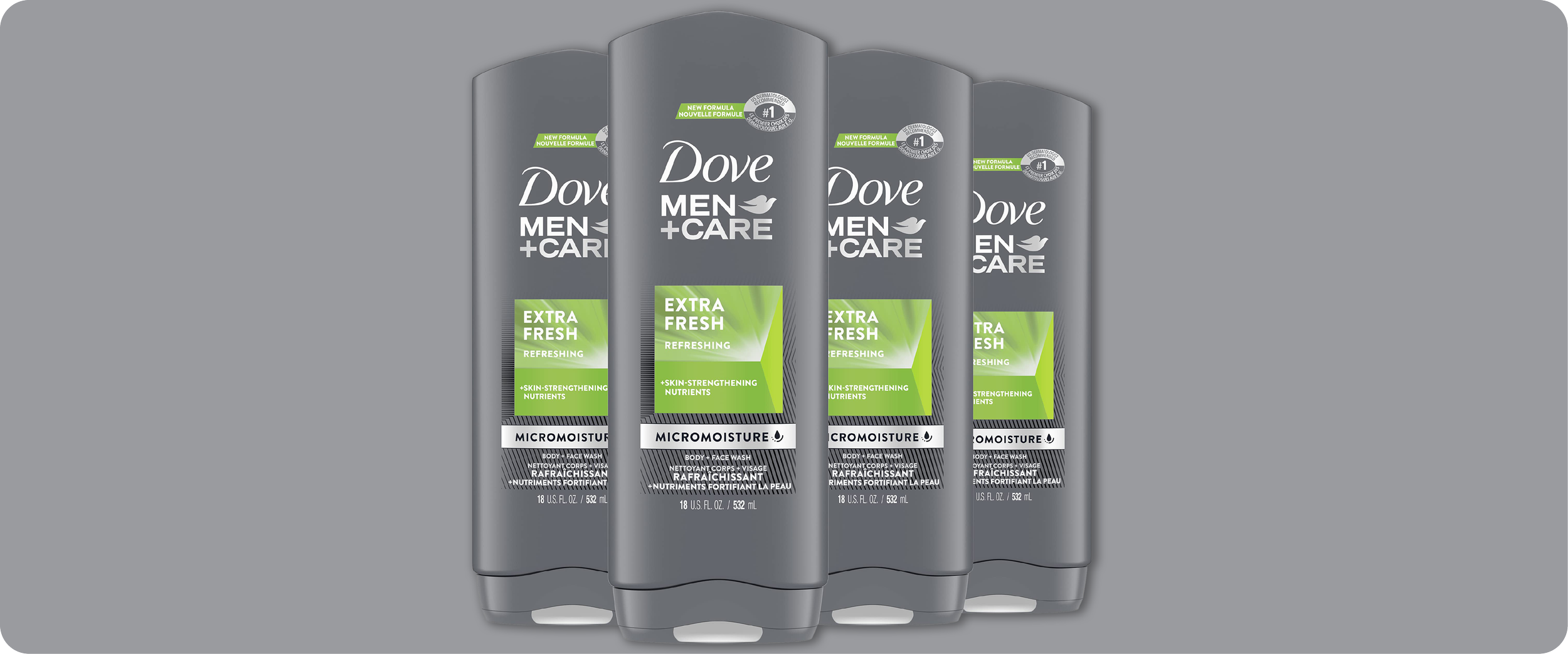 Dove Men+Care body wash packaging production — print-ability™