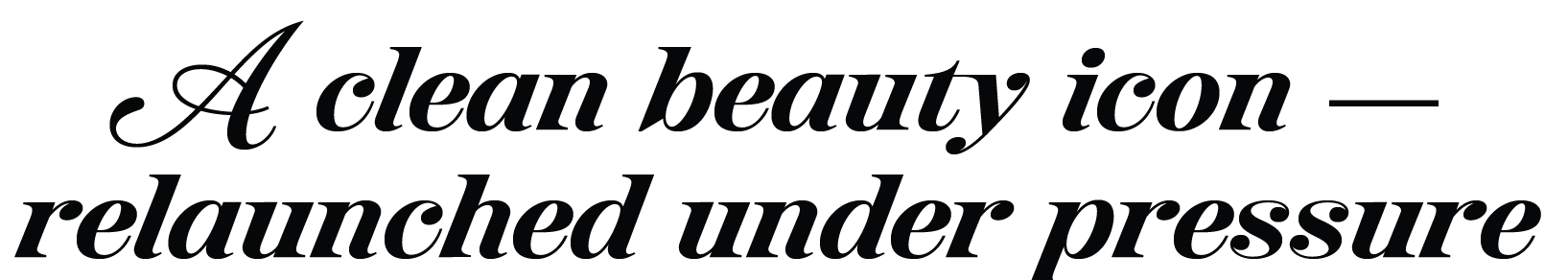 COUNTER clean beauty packaging production relaunch — print-ability™