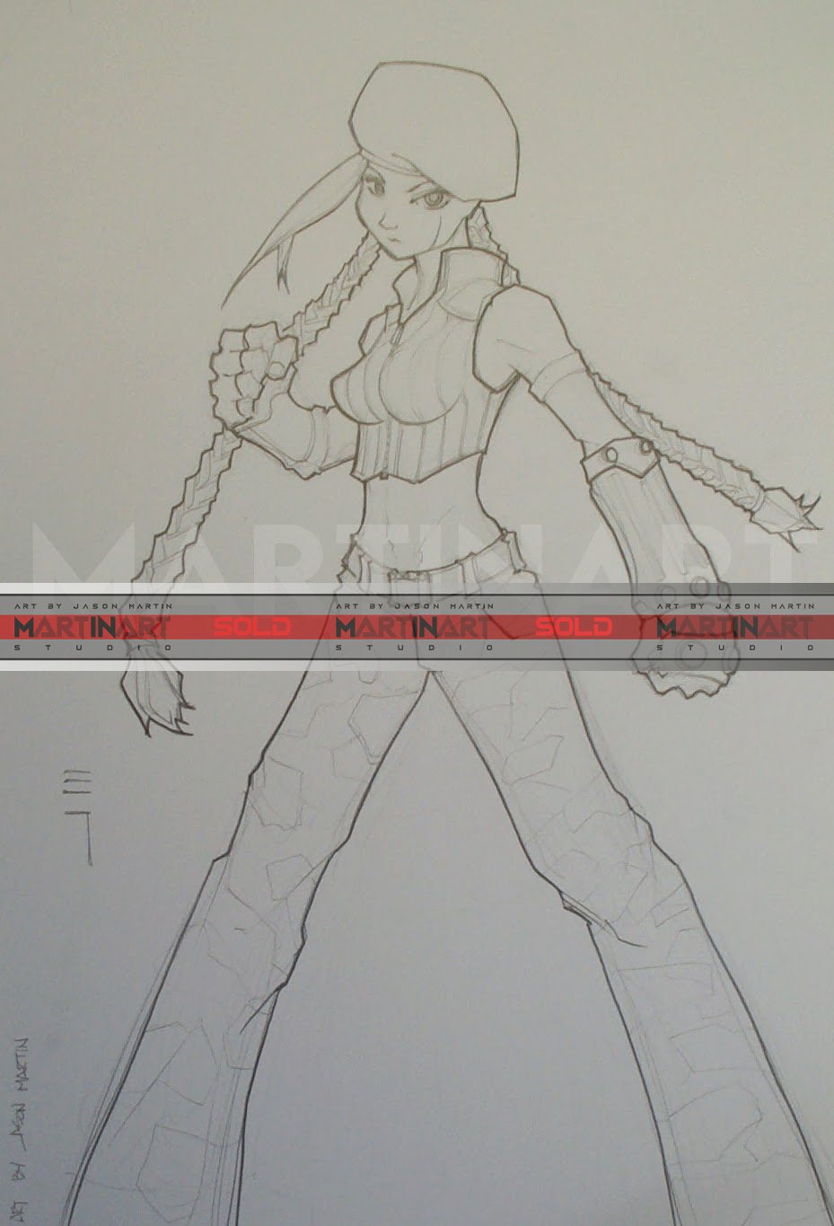 Cammy Sketch by Jason Martin - MartinArt Studio