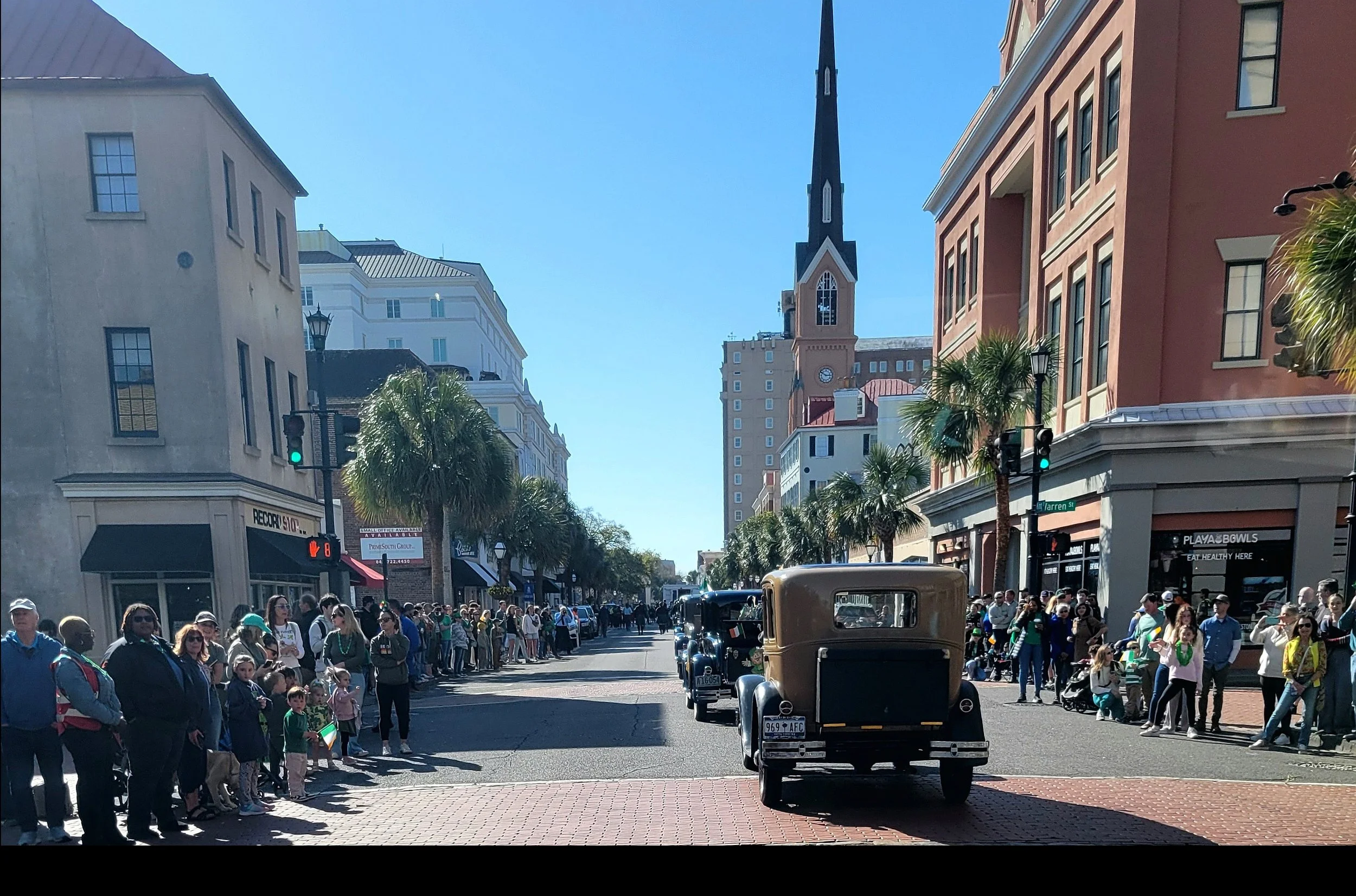 St. Patrick's Day Parade in Charleston.