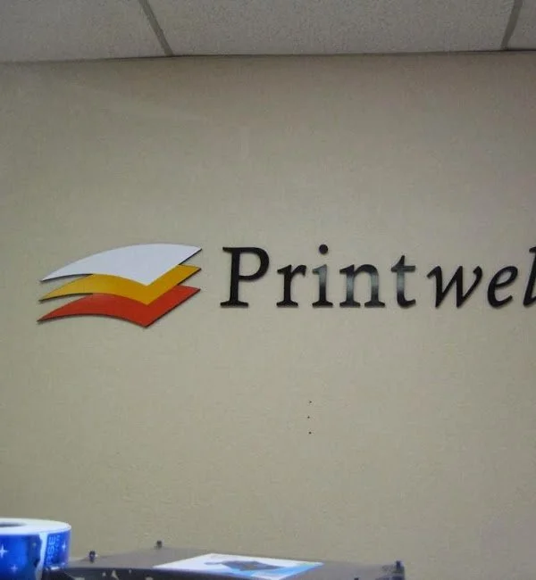 lobby sign FCO installed on wall in los angeles, ca.