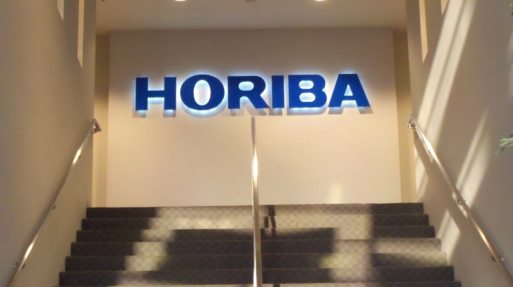 lobby corporate sign in office building in Los Angeles, CA.