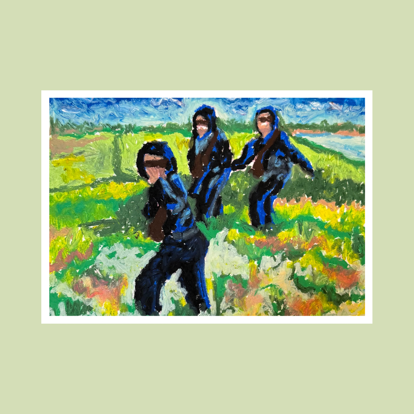 ‘Making their way’ A5 print