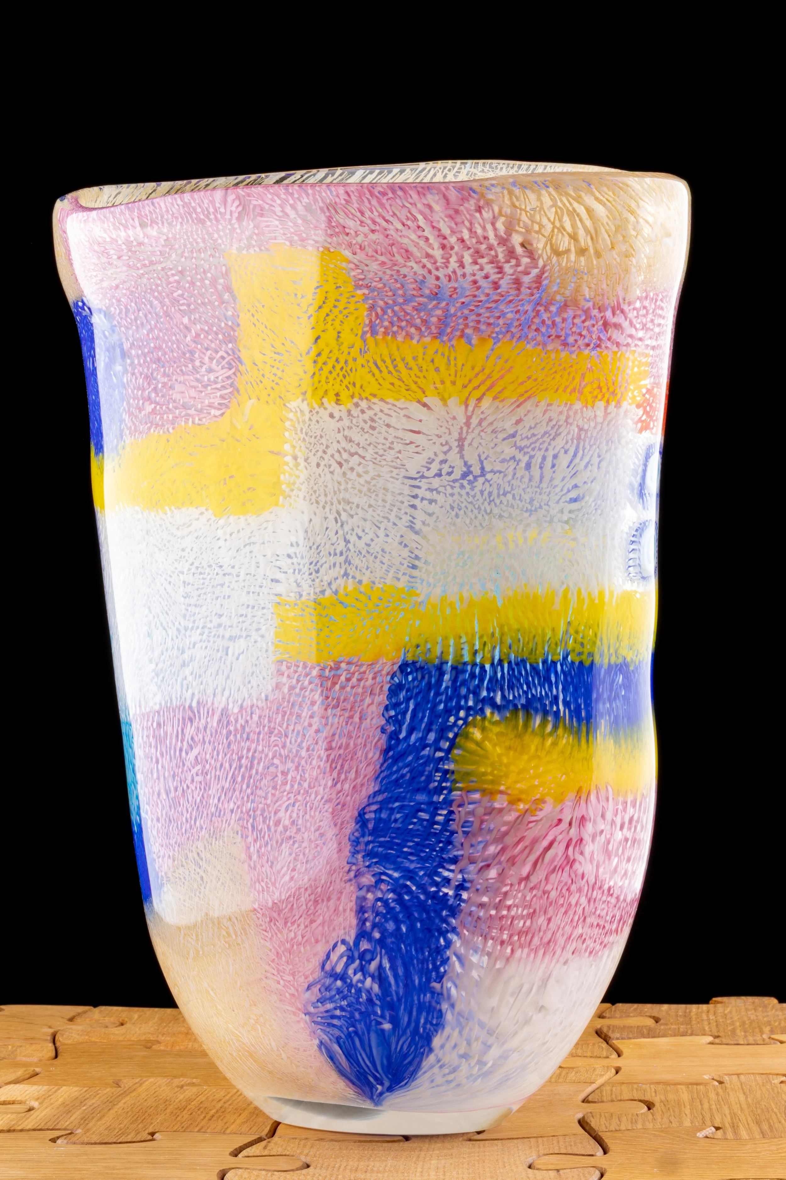 X-Large Patchwork Muarno Vase by Alfier Glass Studio-2.jpg