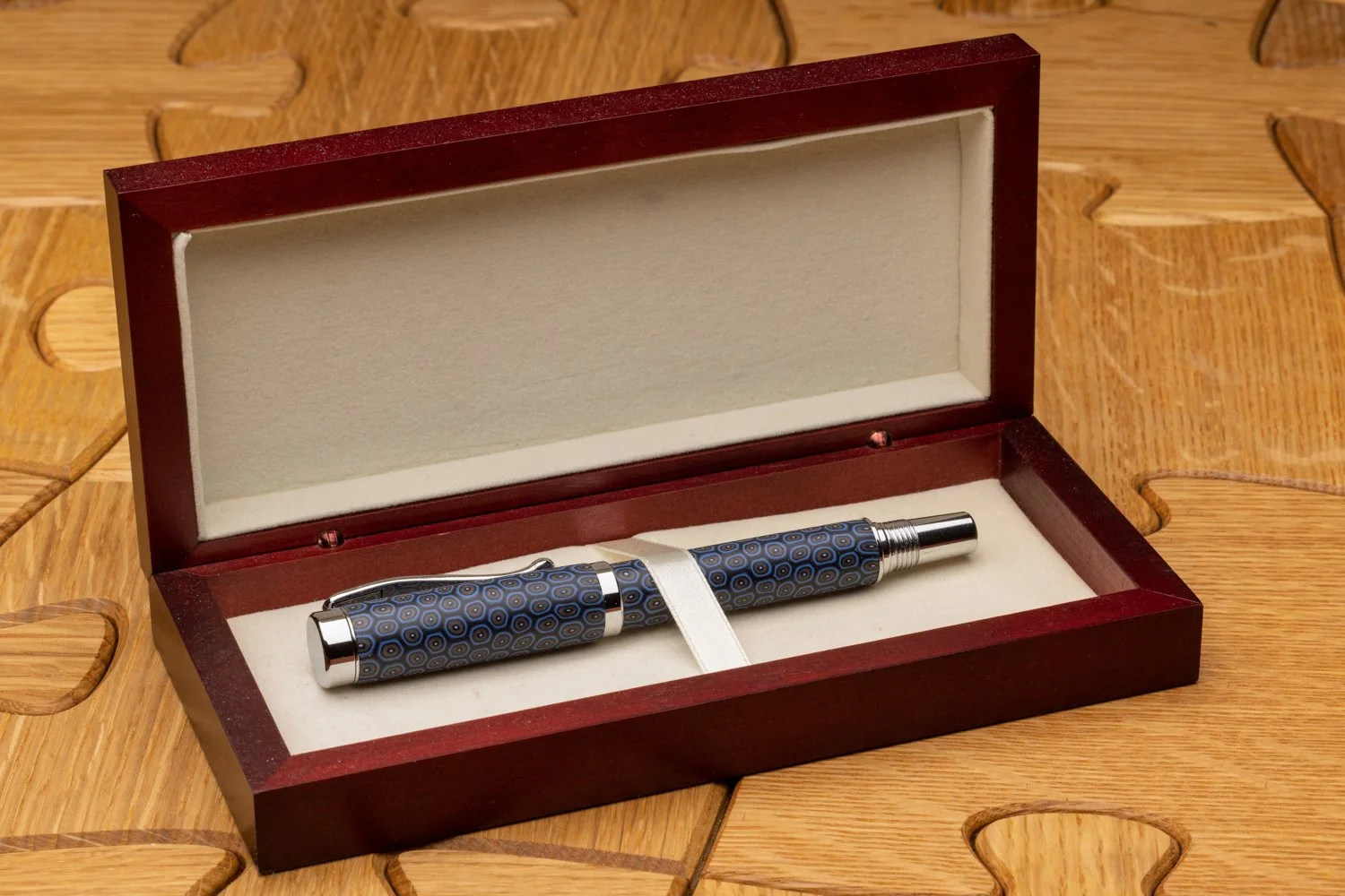 Blue ballpoint in box.jpg